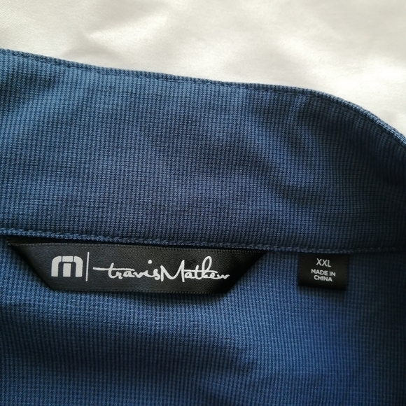 Travis Mathew Men's Road Soda Zip Up Jacket Blue Golf Outdoors XXL - Picture 11 of 16